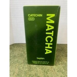 Beplain Matcha Catechin Duo Set Essence 150ml and Cream 20ml K-Beauty Skincare